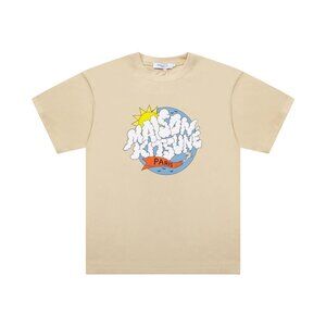 Maison Kitsune Cloud Bubble Print Short Sleeves